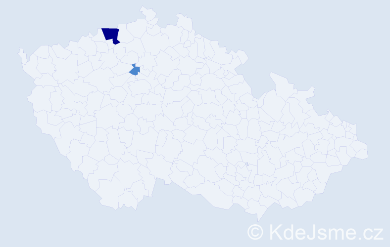 Příjmení: '"Al Kadmani"', počet výskytů 4 v celé ČR