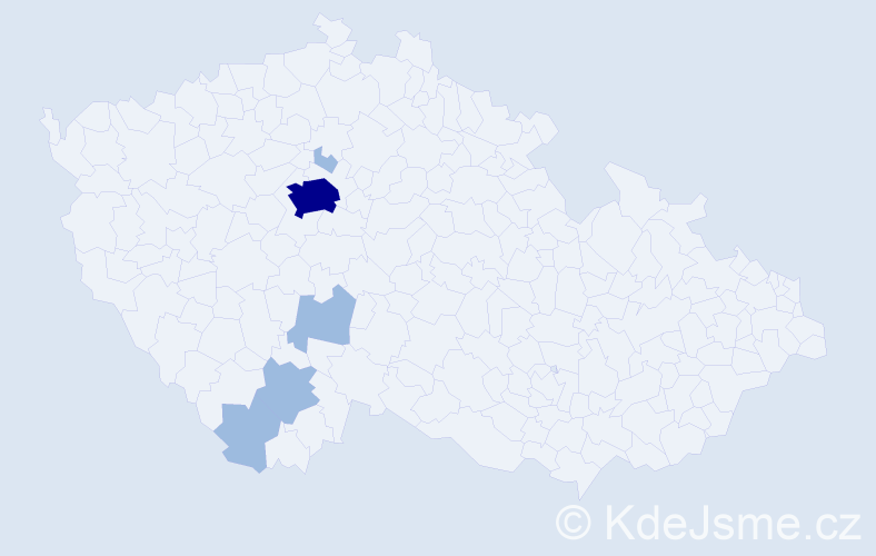 Příjmení: 'Svoren', počet výskytů 8 v celé ČR