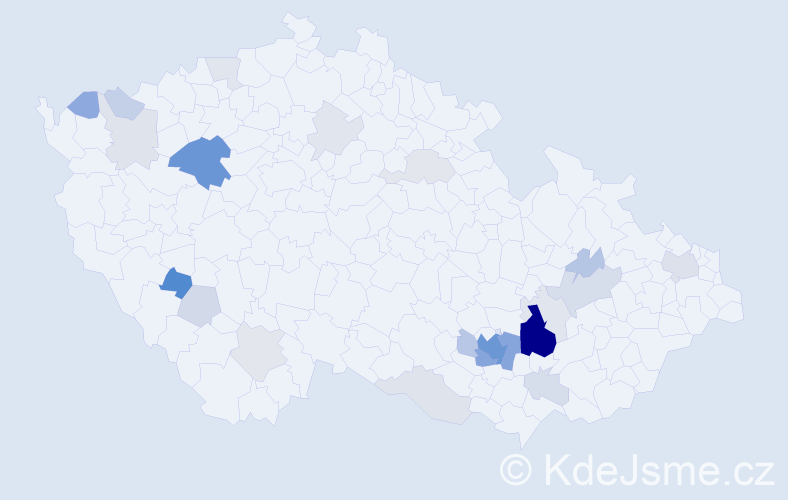 Příjmení: 'Bugnerová', počet výskytů 79 v celé ČR