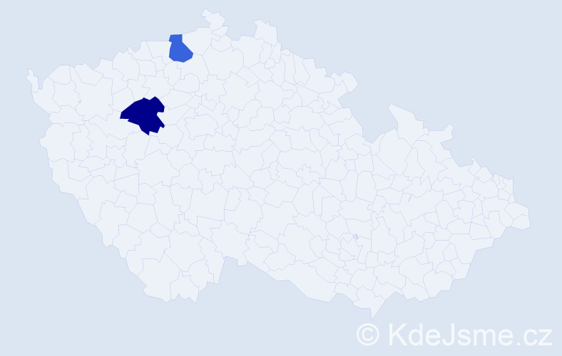 Příjmení: 'Morhun', počet výskytů 4 v celé ČR