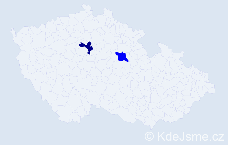 Příjmení: 'Dworschaková', počet výskytů 2 v celé ČR
