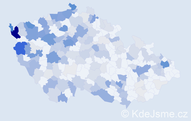 Příjmení: 'Ngo', počet výskytů 768 v celé ČR
