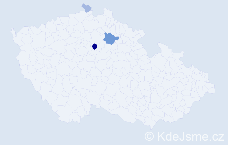 Příjmení: 'Lufínek', počet výskytů 8 v celé ČR