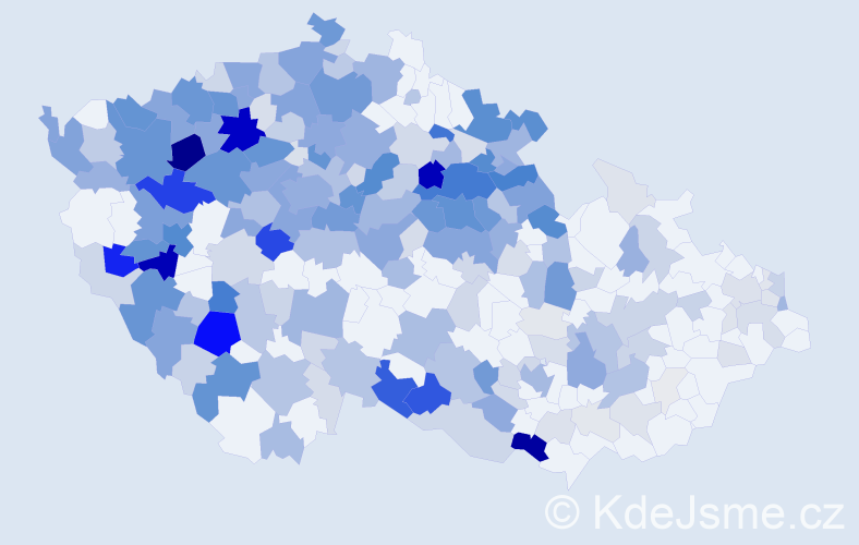Příjmení: 'Jánská', počet výskytů 983 v celé ČR