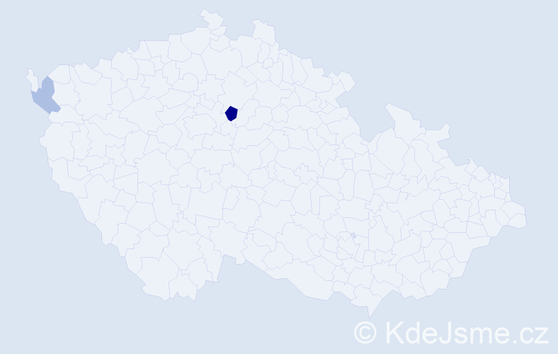 Příjmení: 'Liszy', počet výskytů 4 v celé ČR