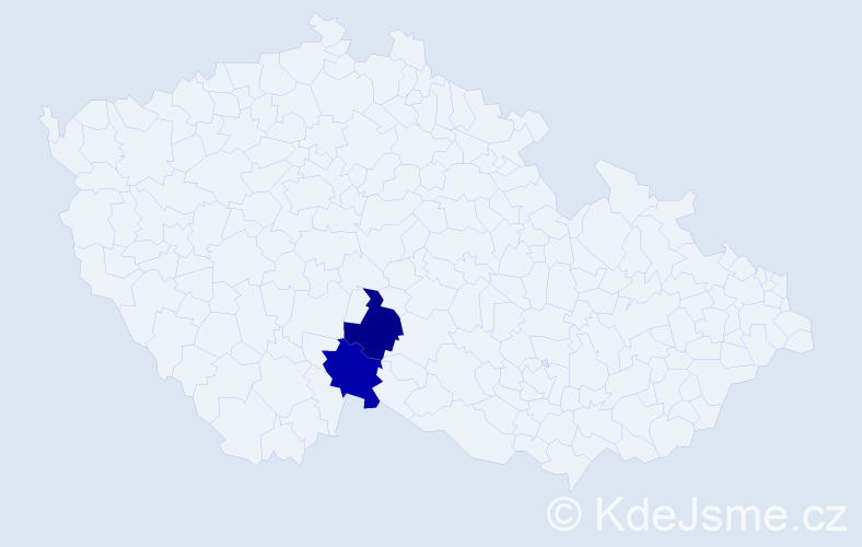 Příjmení: 'Zeithám', počet výskytů 2 v celé ČR