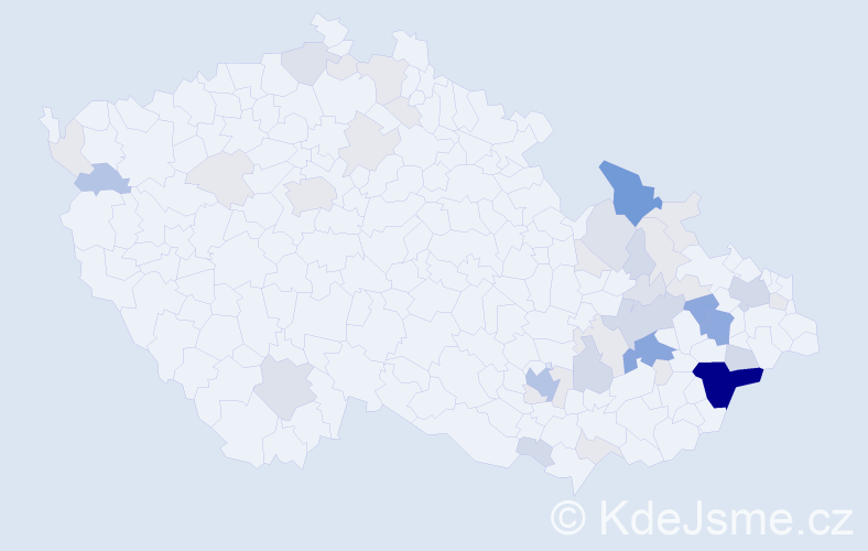 Příjmení: 'Leskovjanová', počet výskytů 149 v celé ČR