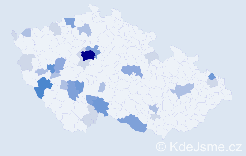 Příjmení: 'Kreuzerová', počet výskytů 94 v celé ČR