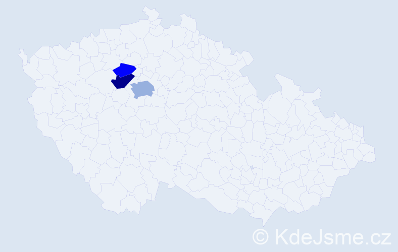 Příjmení: 'Perseinová', počet výskytů 8 v celé ČR