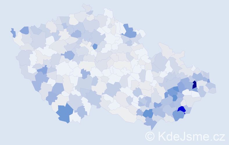 Příjmení: 'Petrášová', počet výskytů 1343 v celé ČR
