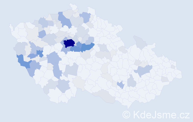 Příjmení: 'Kaše', počet výskytů 379 v celé ČR