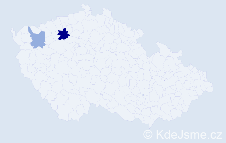 Příjmení: 'Schedivá', počet výskytů 4 v celé ČR
