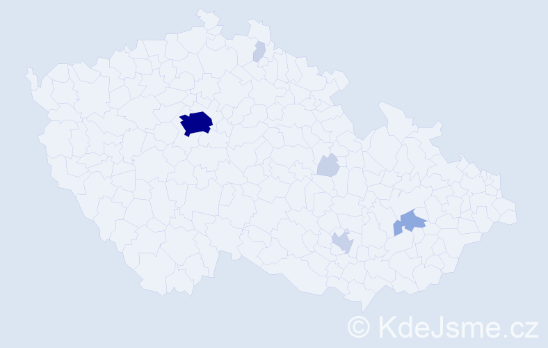 Příjmení: 'Scheuch', počet výskytů 17 v celé ČR
