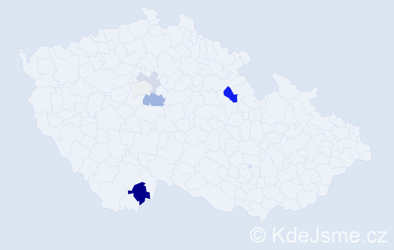 Příjmení: 'Winzbergerová', počet výskytů 12 v celé ČR
