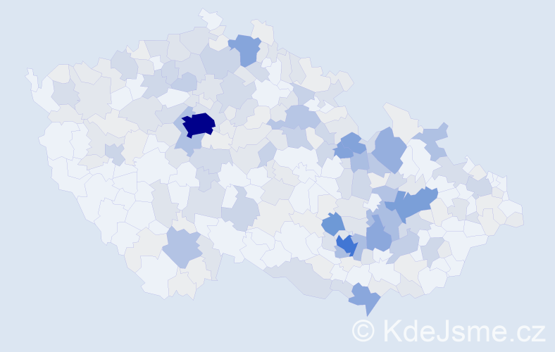 Příjmení: 'Suchomel', počet výskytů 998 v celé ČR