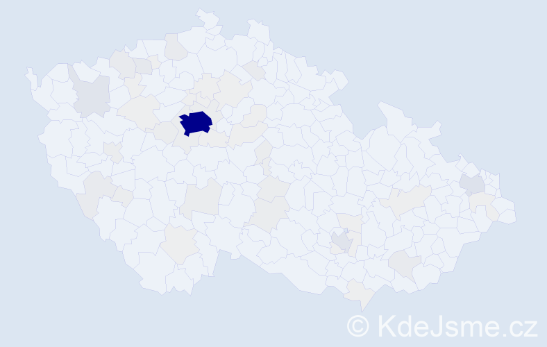 Příjmení: 'Xu', počet výskytů 256 v celé ČR