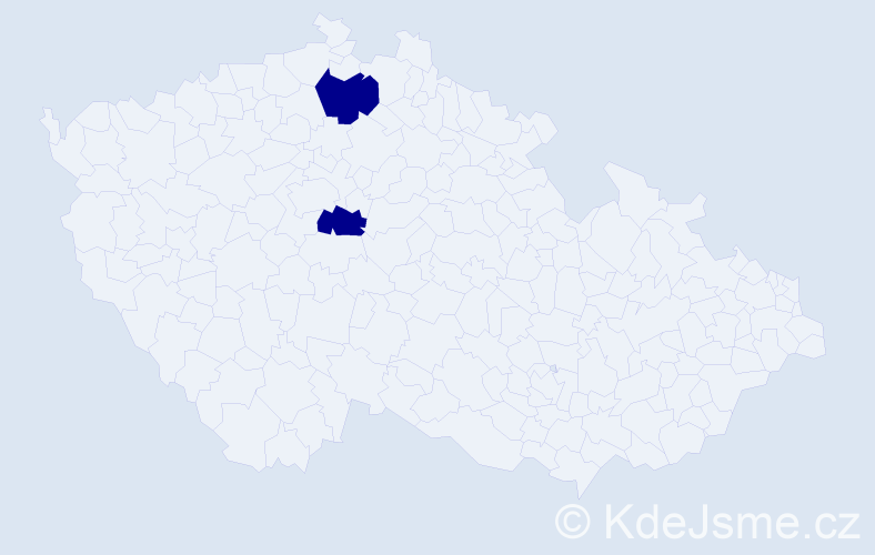 Příjmení: 'Fyk', počet výskytů 2 v celé ČR