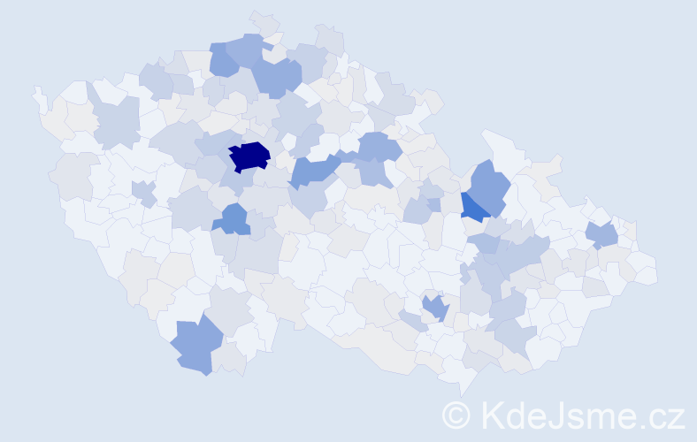 Příjmení: 'Doubrava', počet výskytů 1004 v celé ČR