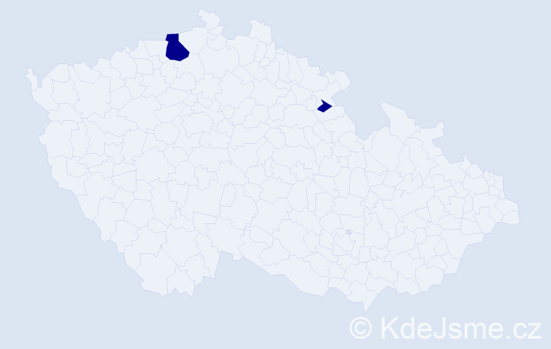 Příjmení: 'Marbach', počet výskytů 2 v celé ČR