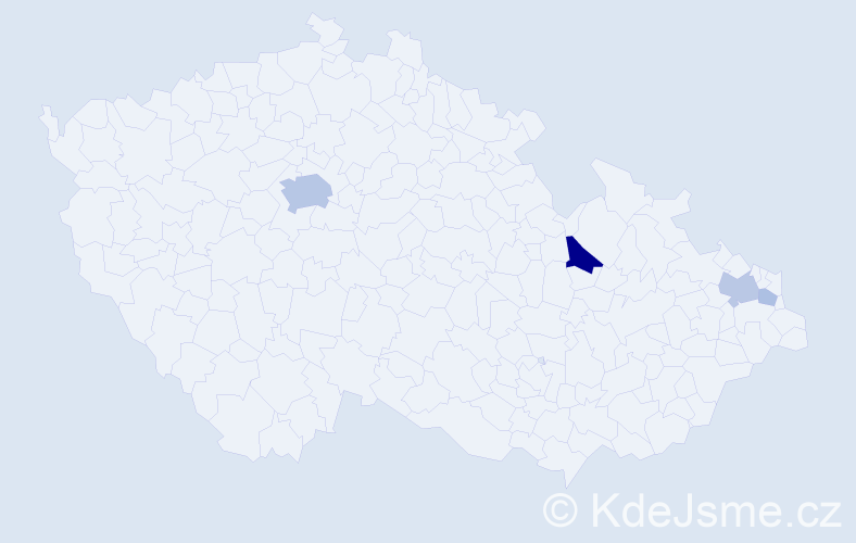 Příjmení: 'Schwank', počet výskytů 13 v celé ČR