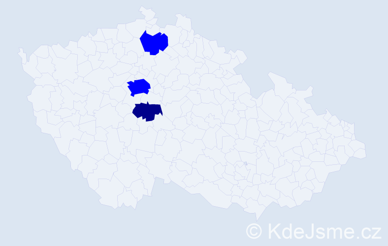 Příjmení: 'Torbová', počet výskytů 4 v celé ČR