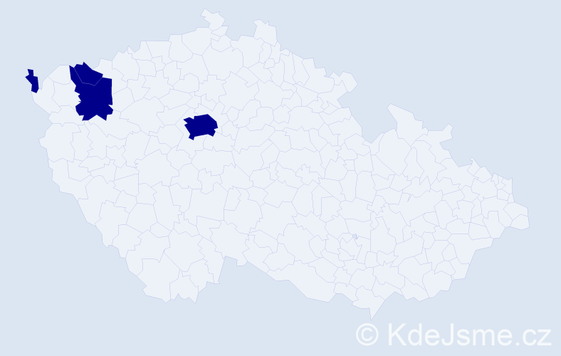 Příjmení: '"Dinh Thi Thuy"', počet výskytů 4 v celé ČR