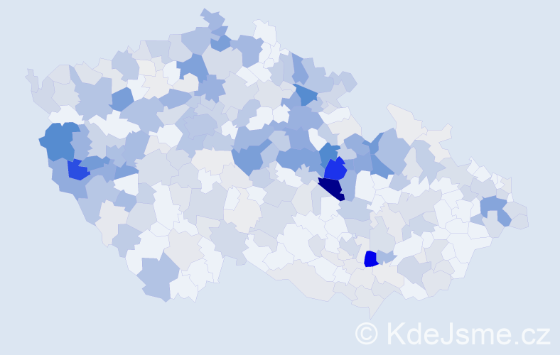 Příjmení: 'Andrlová', počet výskytů 1286 v celé ČR