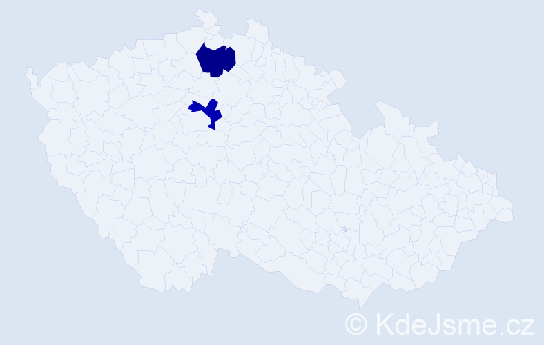 Příjmení: 'Groesbeek', počet výskytů 4 v celé ČR