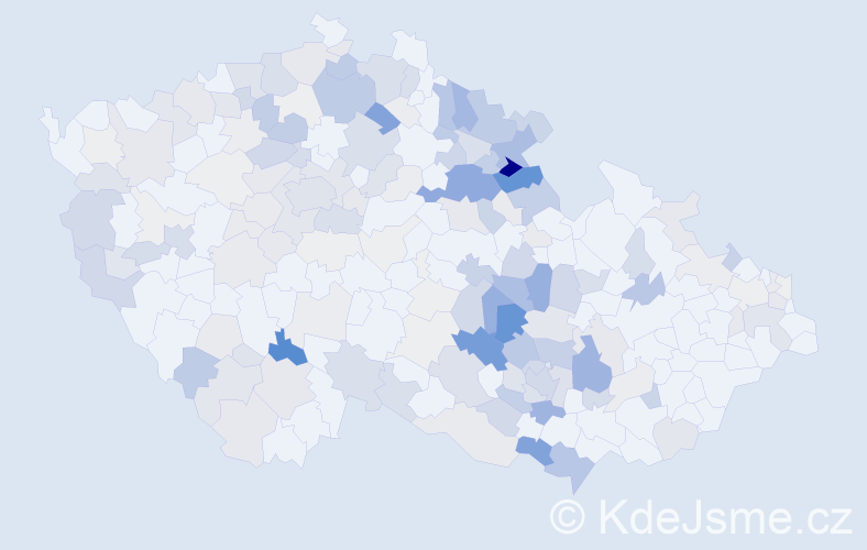 Příjmení: 'Lukášek', počet výskytů 749 v celé ČR