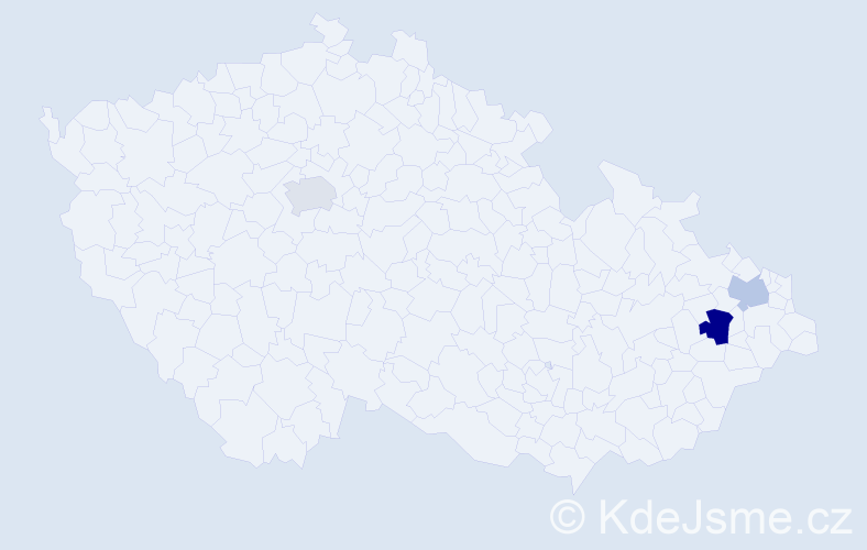 Příjmení: 'Trifonovová', počet výskytů 8 v celé ČR