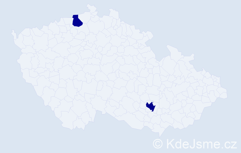 Příjmení: 'Abbasi', počet výskytů 7 v celé ČR