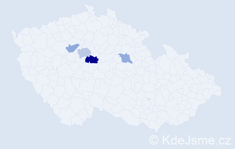 Příjmení: 'Shaynoha', počet výskytů 9 v celé ČR
