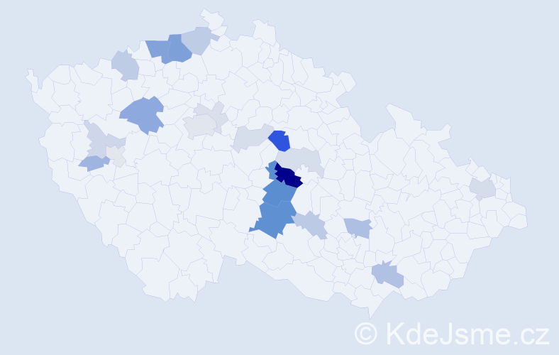 Příjmení: 'Hanauer', počet výskytů 65 v celé ČR