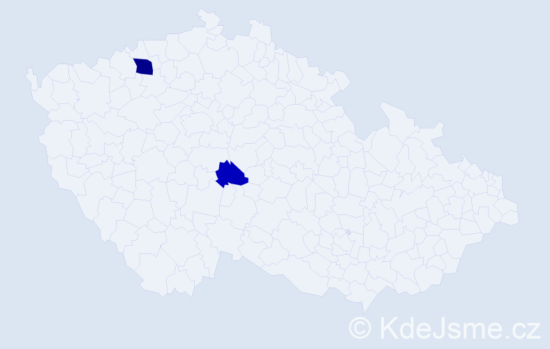 Příjmení: 'Beržonová', počet výskytů 4 v celé ČR