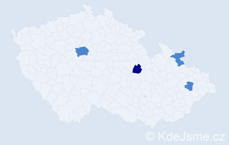 Příjmení: 'Storoženková', počet výskytů 6 v celé ČR