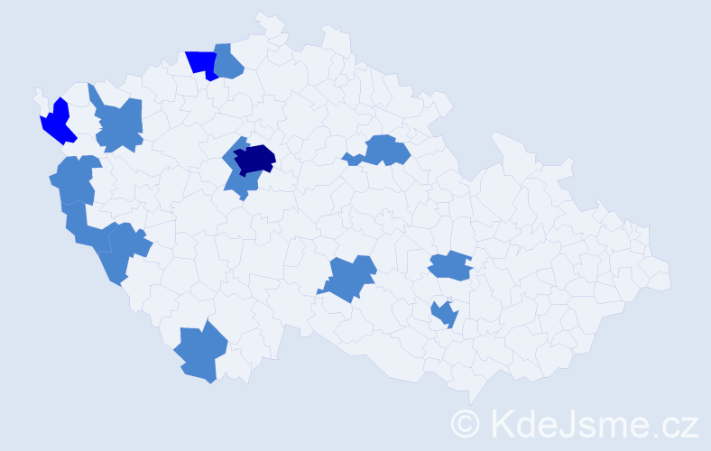 Příjmení: '"Nguyen Cao"', počet výskytů 18 v celé ČR