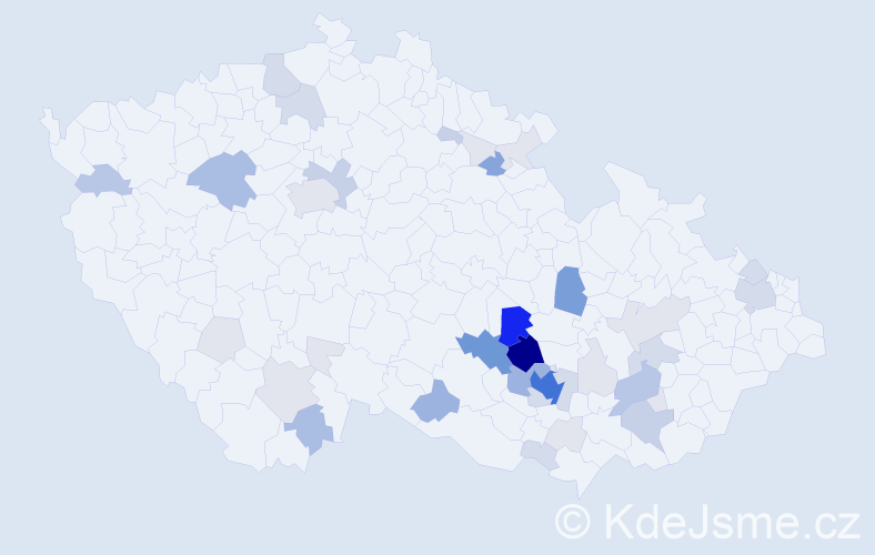 Příjmení: 'Šibor', počet výskytů 178 v celé ČR