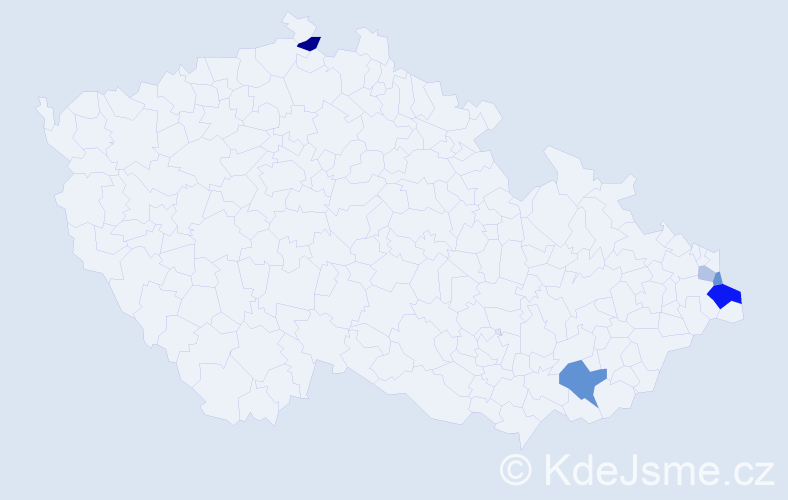 Příjmení: 'Schönwald', počet výskytů 11 v celé ČR