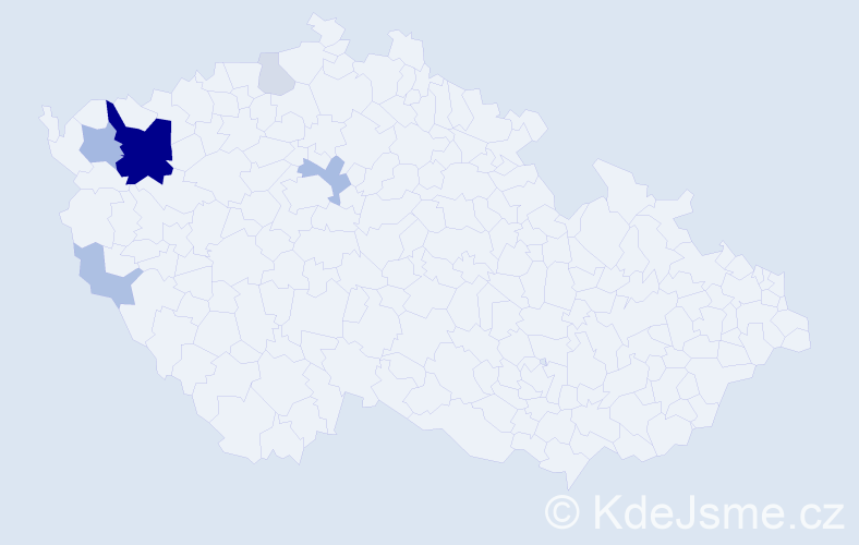 Příjmení: 'Ozomová', počet výskytů 20 v celé ČR