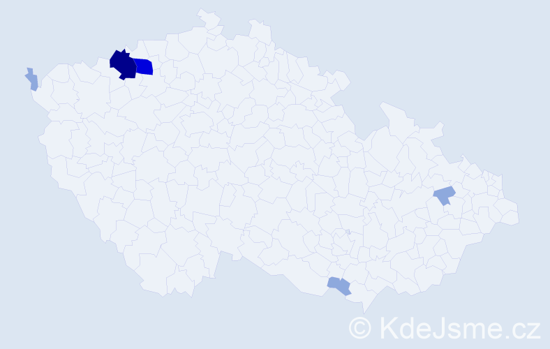 Příjmení: 'Choreňová', počet výskytů 16 v celé ČR