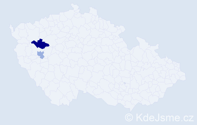 Příjmení: 'Háže', počet výskytů 16 v celé ČR