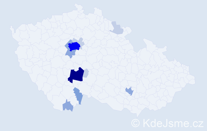 Příjmení: 'Maleninský', počet výskytů 32 v celé ČR
