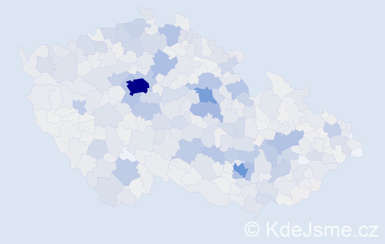 Příjmení: 'Štěpánek', počet výskytů 6418 v celé ČR
