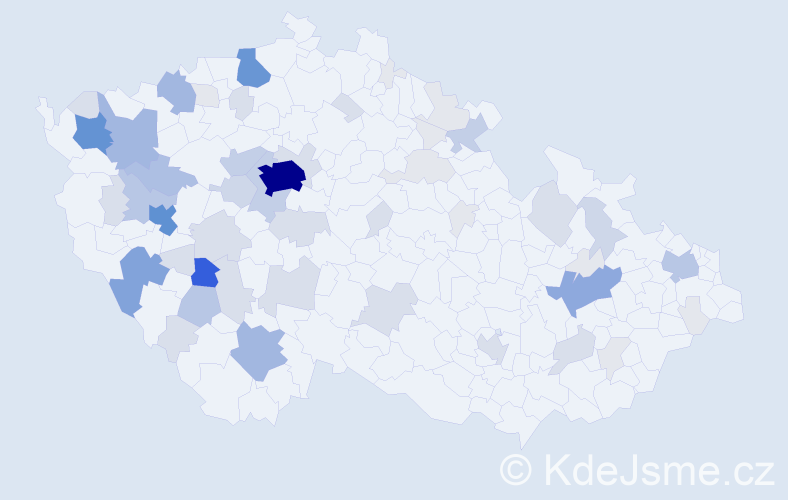 Příjmení: 'Lehečka', počet výskytů 241 v celé ČR