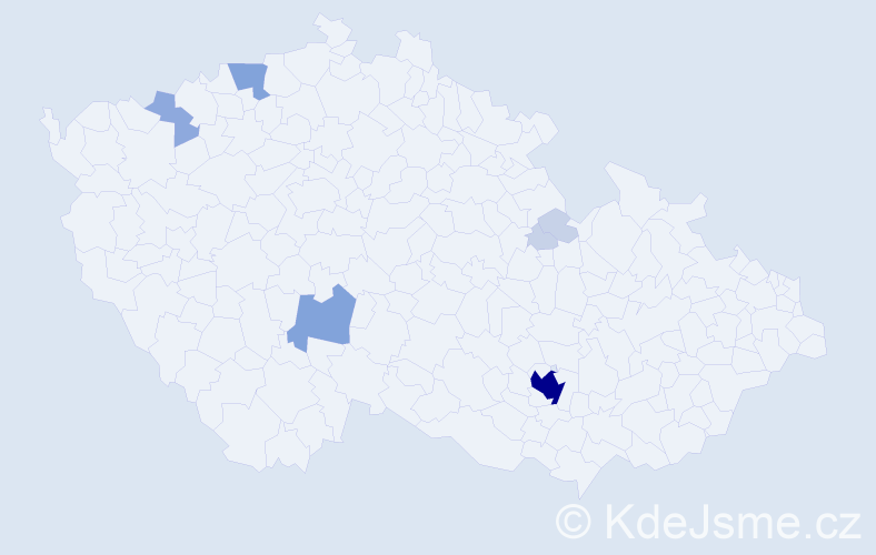 Příjmení: 'Manuel', počet výskytů 22 v celé ČR