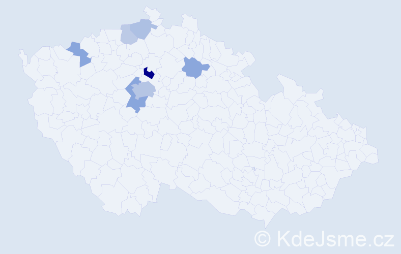 Příjmení: 'Heverochová', počet výskytů 17 v celé ČR