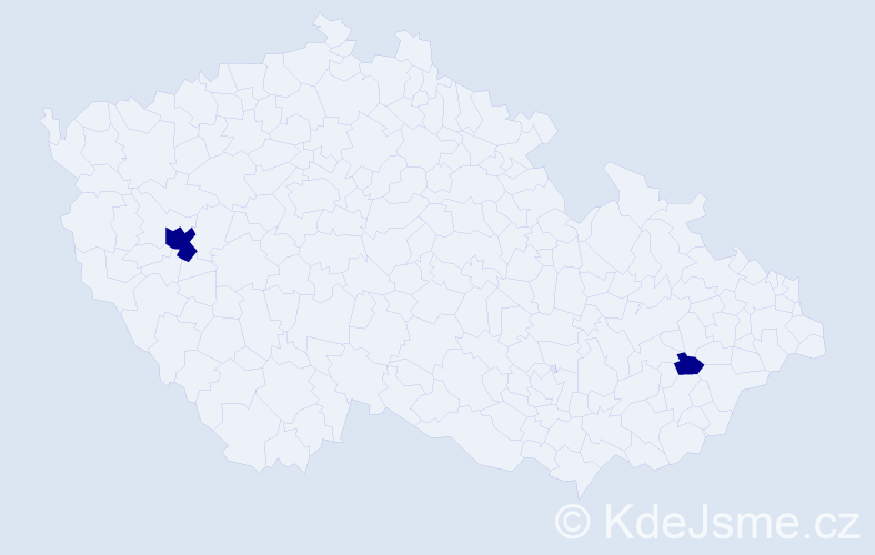 Příjmení: 'Zahuráková', počet výskytů 4 v celé ČR