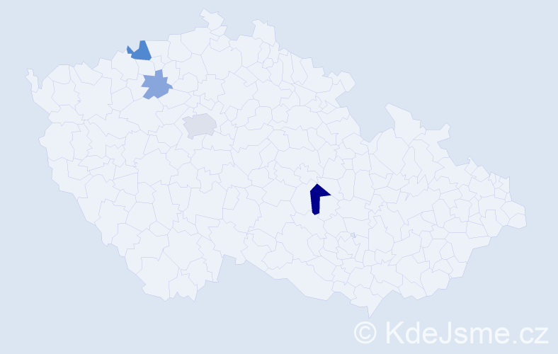 Příjmení: 'Kikušová', počet výskytů 8 v celé ČR