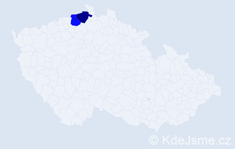 Příjmení: 'Bzura', počet výskytů 8 v celé ČR
