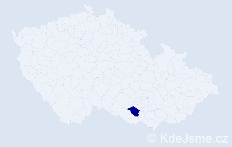 Příjmení: 'Thouault', počet výskytů 2 v celé ČR